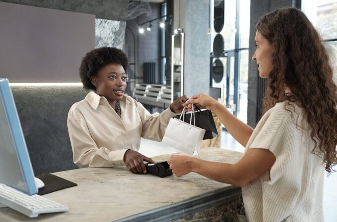solution de caisse magasin de luxe