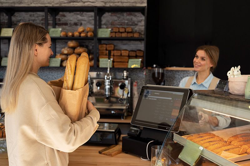 Boulangerie Connectée : Caisse Tactile, TPE Android et Monnayeur