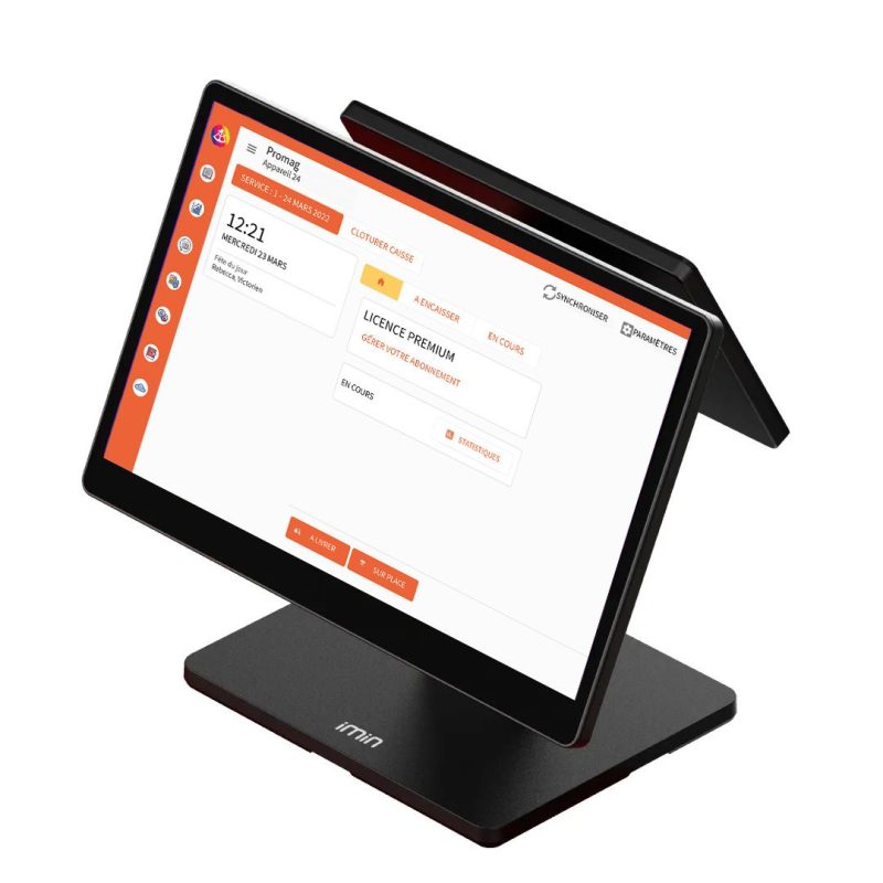 INGENICO iWL250 3G Caisse Imin avec afficheur client Swan 2 avec Sextant ProMag
