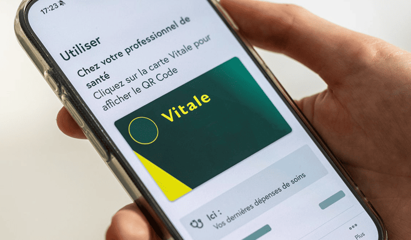 application carte Vitale sur smartphone