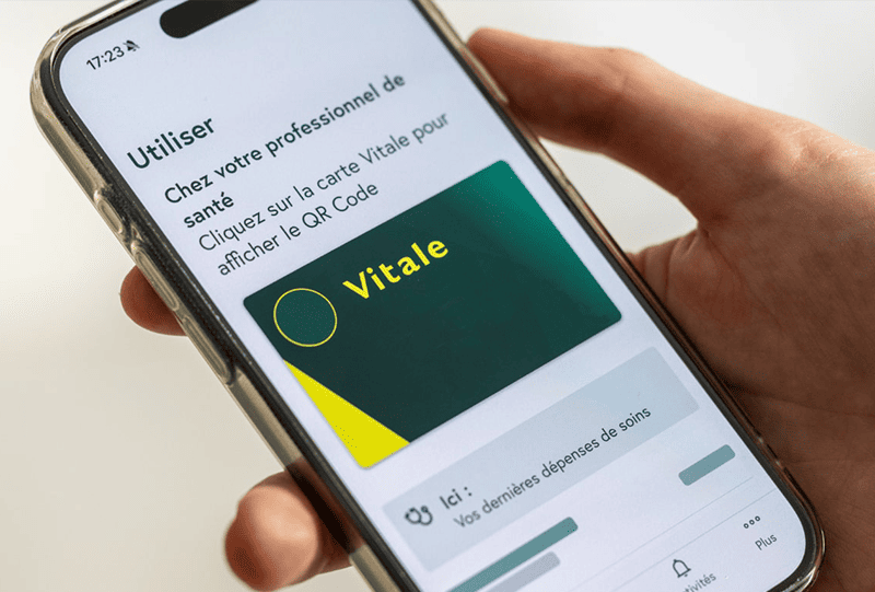application carte Vitale sur smartphone