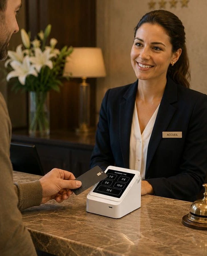 mini TPE pourboires hotel