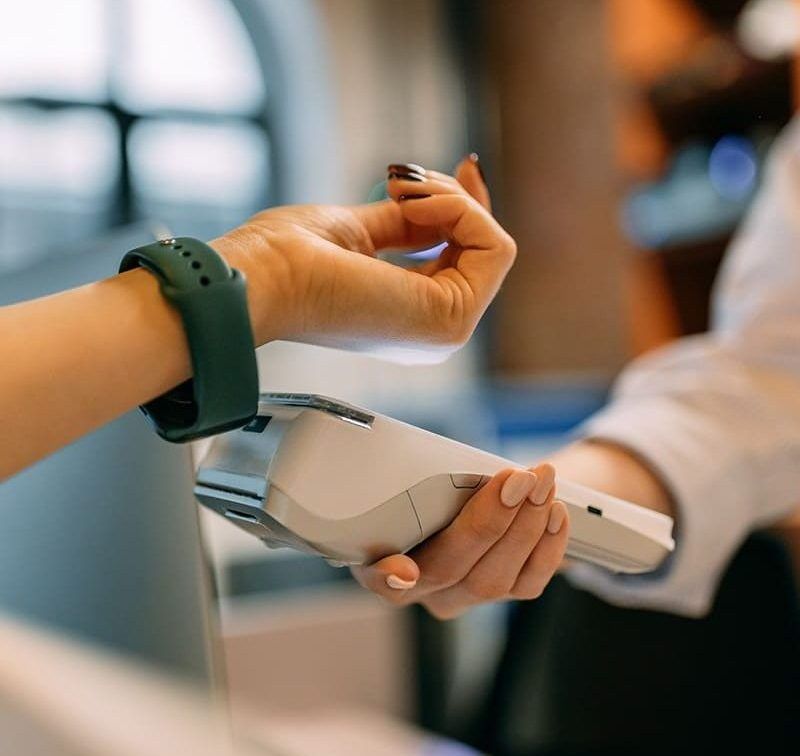 paiement sans contact avec montre tpe wifi